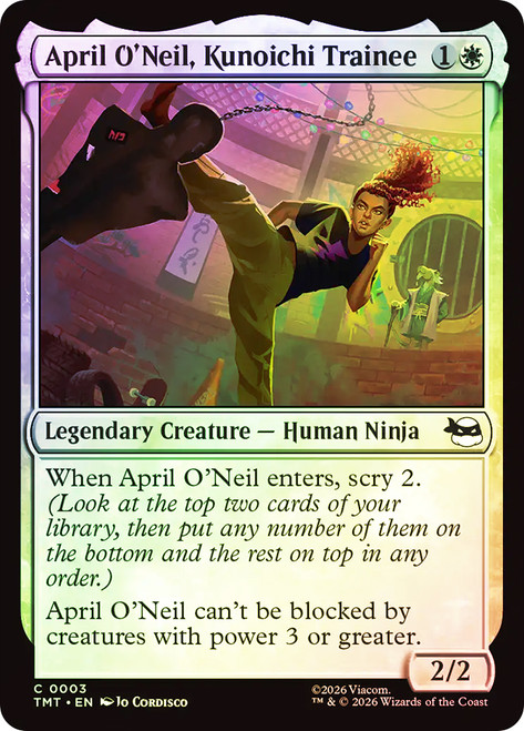 April O'Neil, Kunoichi Trainee
Teenage Mutant Ninja Turtles
Single
Magic: The Gathering
