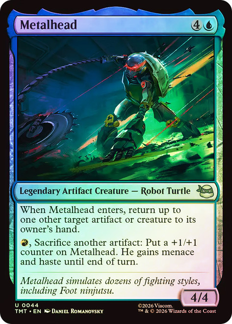 Metalhead
Teenage Mutant Ninja Turtles
Single
Magic: The Gathering