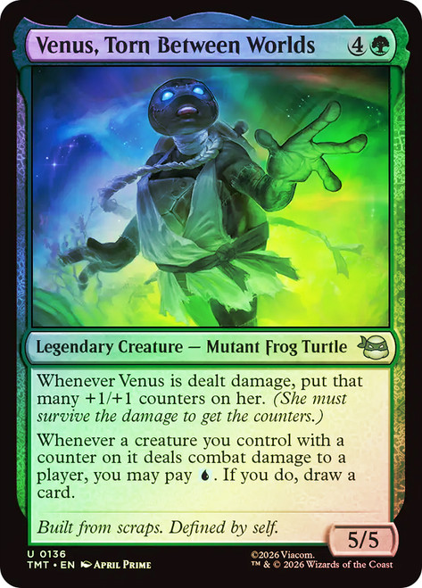 Venus, Torn Between Worlds
Teenage Mutant Ninja Turtles
Single
Magic: The Gathering