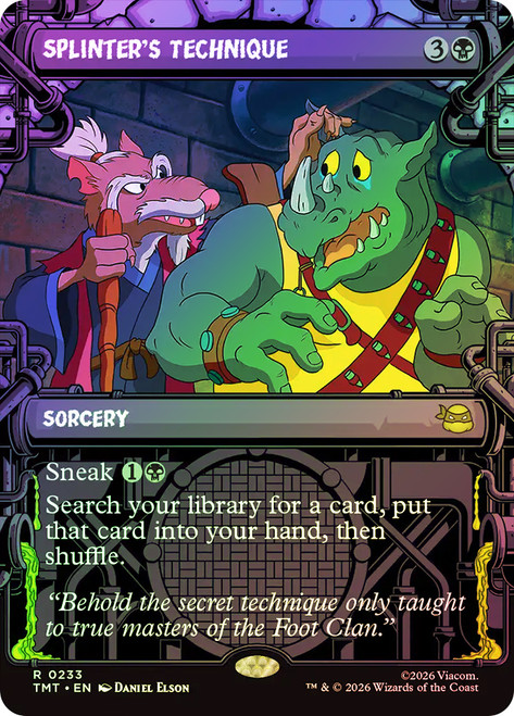 Splinter's Technique
Teenage Mutant Ninja Turtles
Single
Magic: The Gathering