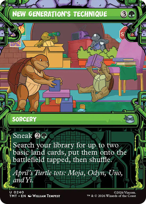 New Generation's Technique
Teenage Mutant Ninja Turtles
Single
Magic: The Gathering