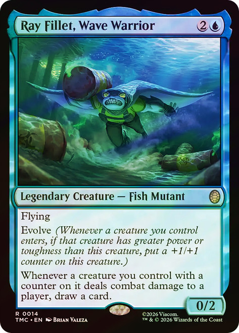 Ray Fillet, Wave Warrior
Teenage Mutant Ninja Turtles Eternal
Single
Magic: The Gathering