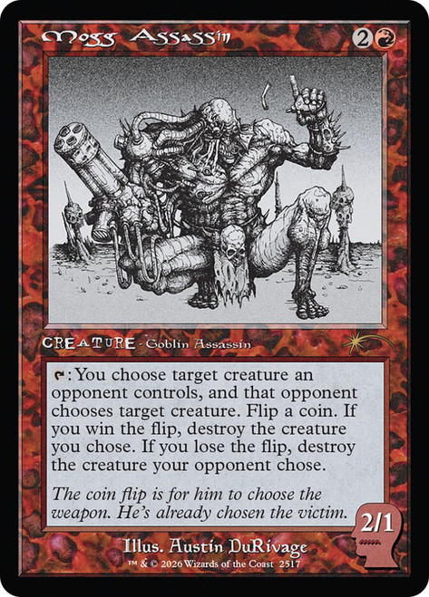 Mogg Assassin
Secret Lair Drop
Single
Magic: The Gathering