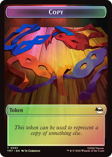 {Copy Token} // {Rat Token}
Teenage Mutant Ninja Turtles
Single
Magic: The Gathering