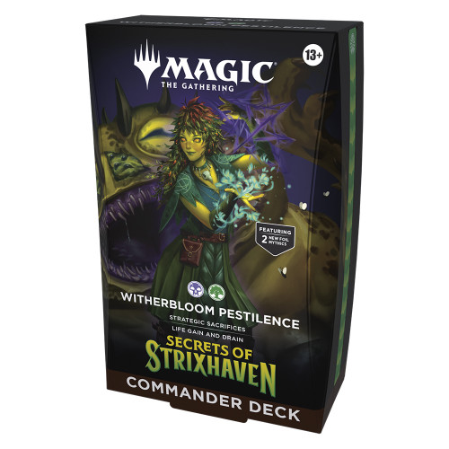 Secrets of Strixhaven Commander Deck - Witherbloom Pestilence
Secrets of Strixhaven Commander
Sealed
Magic: The Gathering