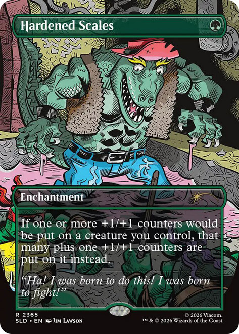 Hardened Scales (Teenage Mutant Ninja Turtles)
Secret Lair Drop
Single
Magic: The Gathering
