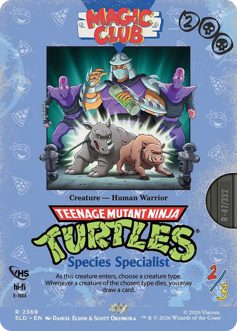 Species Specialist (Teenage Mutant Ninja Turtles)
Secret Lair Drop
Single
Magic: The Gathering