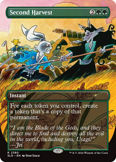 Second Harvest (Usagi Yojimbo)
Secret Lair Drop
Single
Magic: The Gathering