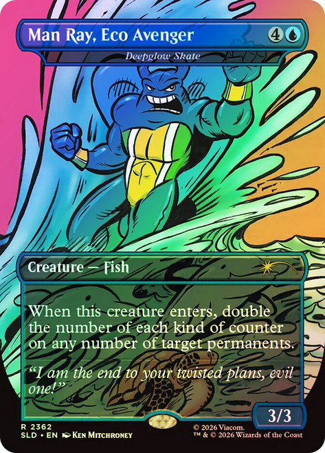 Deepglow Skate (Man Ray, Eco Avenger) (Teenage Mutant Ninja Turtles)
Secret Lair Drop
Single
Magic: The Gathering