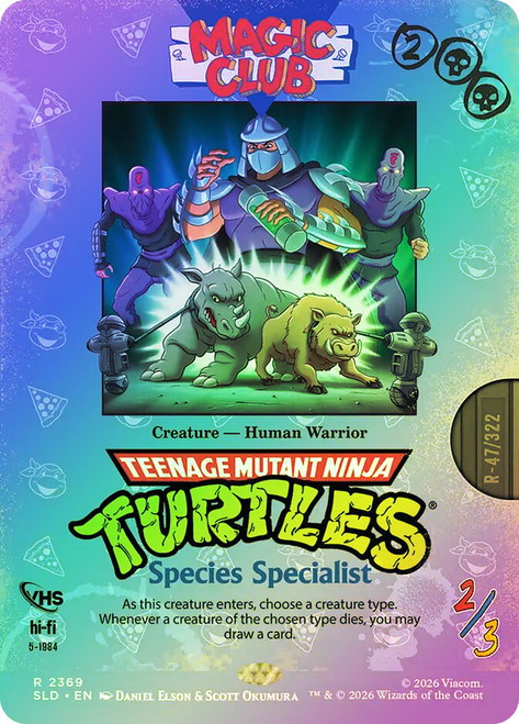 Species Specialist (Teenage Mutant Ninja Turtles)
Secret Lair Drop
Single
Magic: The Gathering