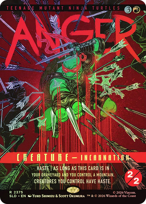 Anger (Teenage Mutant Ninja Turtles)
Secret Lair Drop
Single
Magic: The Gathering