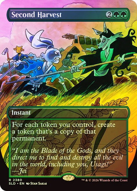 Second Harvest (Usagi Yojimbo)
Secret Lair Drop
Single
Magic: The Gathering