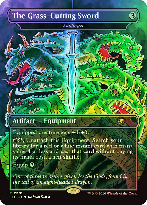 Sunforger (The Grass-Cutting Sword) (Usagi Yojimbo)
Secret Lair Drop
Single
Magic: The Gathering