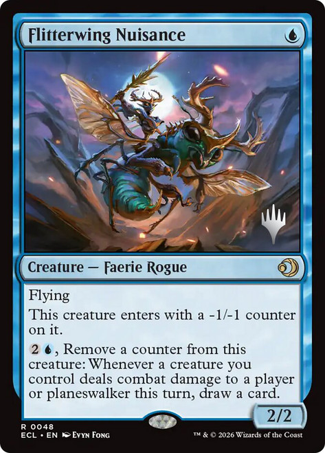 Flitterwing Nuisance (Promo Pack) (Lorwyn Eclipsed)
Promo
Single
Magic: The Gathering