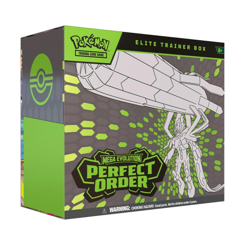 Pokemon TCG - Mega Evolution - Perfect Order Elite Trainer Box
Mega Evolutions: Perfect Order
Sealed
Pokemon