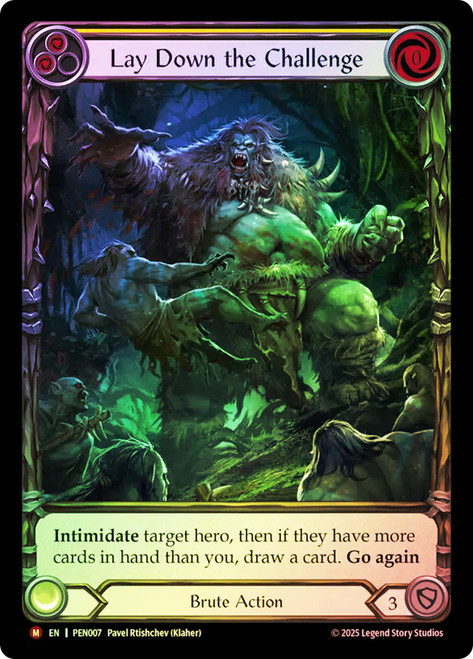 Lay Down the Challenge
Compendium of Rathe
Single
Flesh and Blood