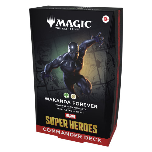 Marvel Super Heroes Commander Deck - Wakanda Forever
Marvel Super Heroes Eternal
Sealed
Magic: The Gathering