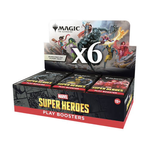 Marvel Super Heroes Play Booster Case (6 Boxes)
Marvel Super Heroes
Sealed
Magic: The Gathering