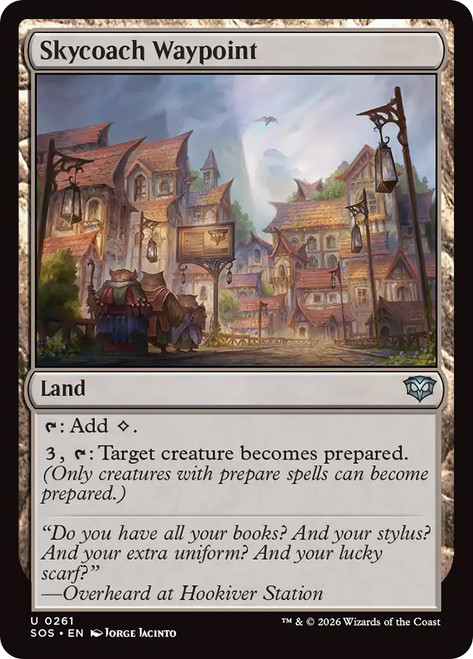 Skycoach Waypoint
Secrets of Strixhaven
Single
Magic: The Gathering
