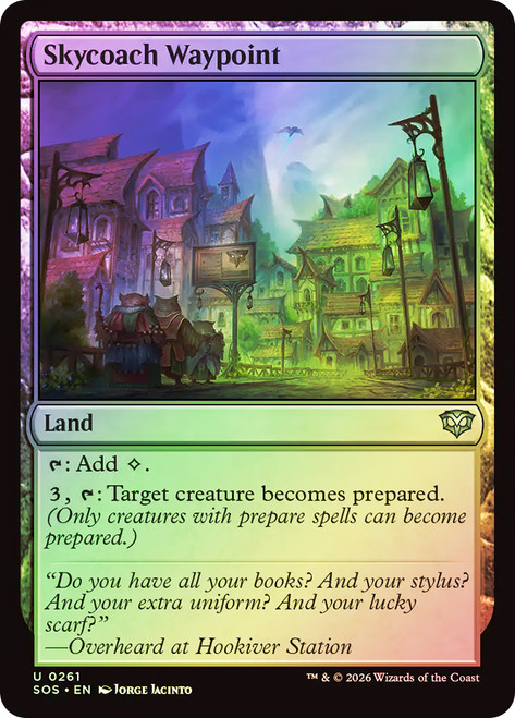 Skycoach Waypoint
Secrets of Strixhaven
Single
Magic: The Gathering