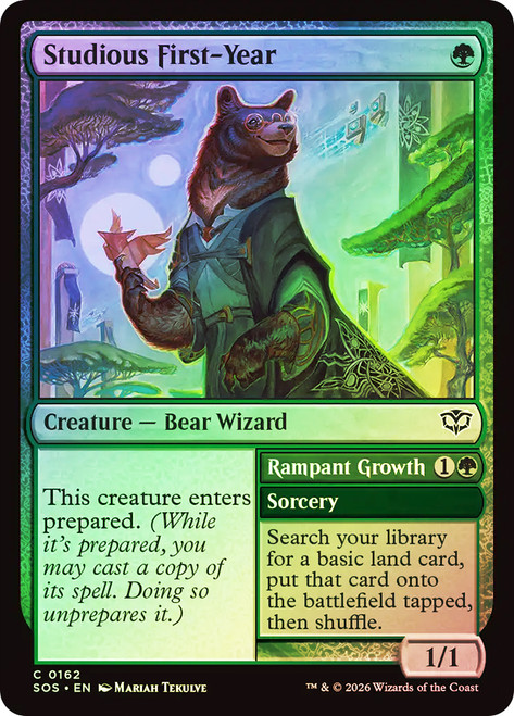 Studious First-Year // Rampant Growth
Secrets of Strixhaven
Single
Magic: The Gathering