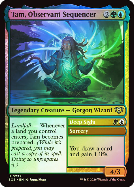 Tam, Observant Sequencer // Deep Sight
Secrets of Strixhaven
Single
Magic: The Gathering