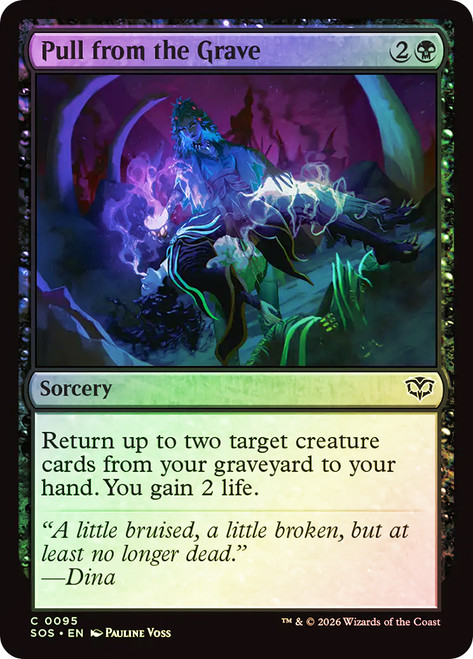 Pull from the Grave
Secrets of Strixhaven
Single
Magic: The Gathering