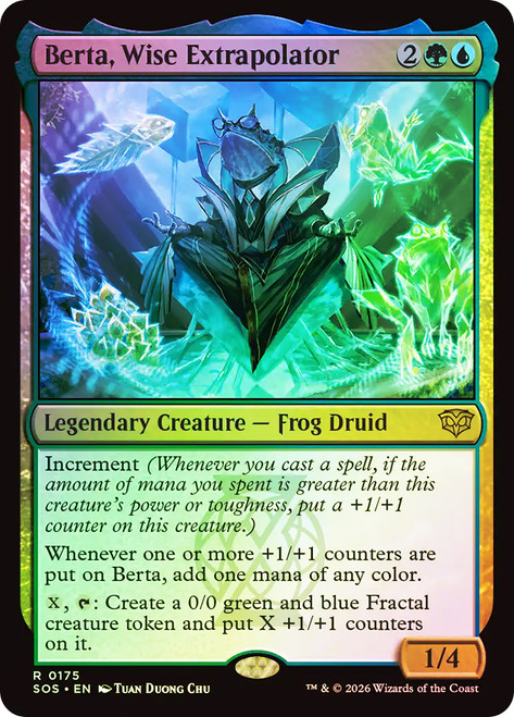 Berta, Wise Extrapolator
Secrets of Strixhaven
Single
Magic: The Gathering