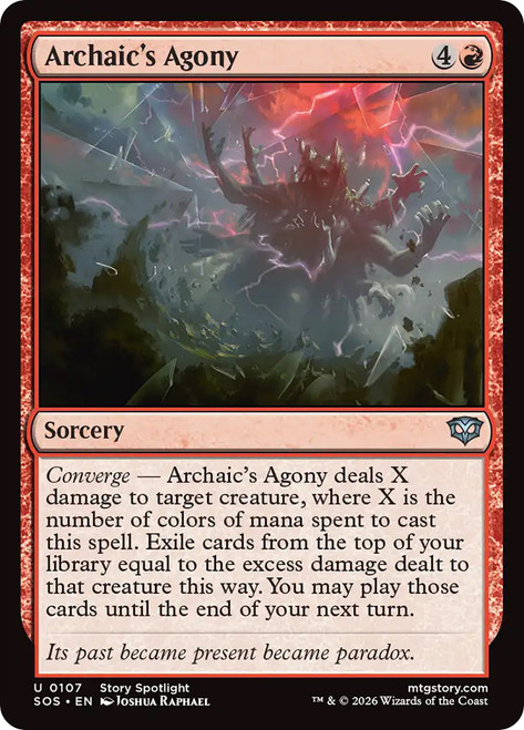 Archaic's Agony
Secrets of Strixhaven
Single
Magic: The Gathering