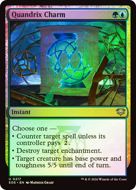 Quandrix Charm
Secrets of Strixhaven
Single
Magic: The Gathering