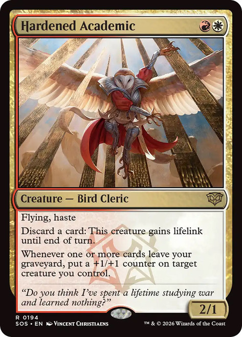 Hardened Academic
Secrets of Strixhaven
Single
Magic: The Gathering