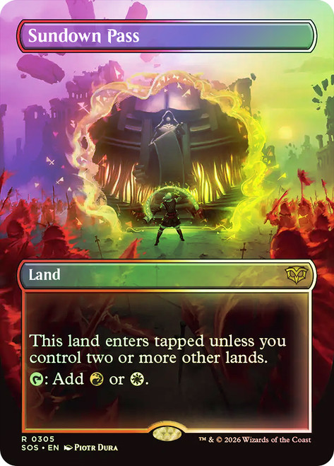 Sundown Pass
Secrets of Strixhaven
Single
Magic: The Gathering