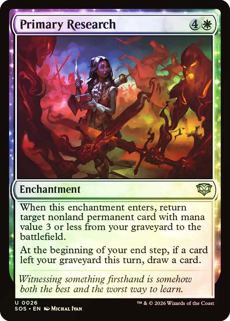 Primary Research
Secrets of Strixhaven
Single
Magic: The Gathering