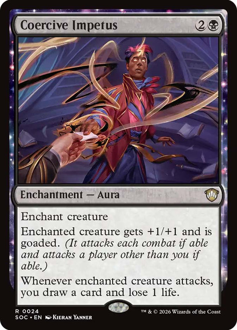 Coercive Impetus
Secrets of Strixhaven Commander
Single
Magic: The Gathering