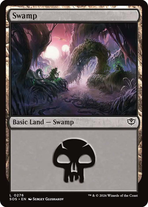 Swamp (#276)
Secrets of Strixhaven
Single
Magic: The Gathering