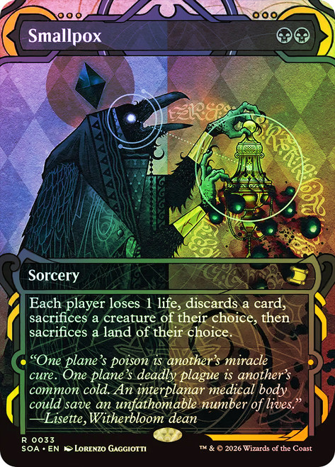 Smallpox
Secrets of Strixhaven Mystical Archive
Single
Magic: The Gathering