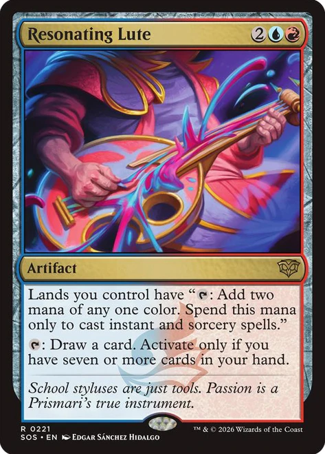 Resonating Lute
Secrets of Strixhaven
Single
Magic: The Gathering