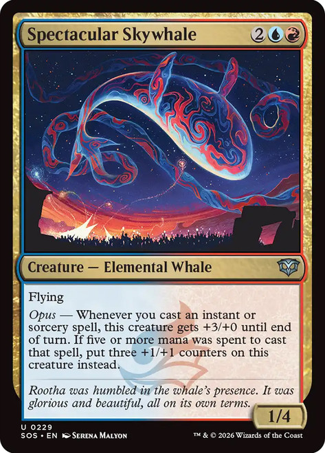Spectacular Skywhale
Secrets of Strixhaven
Single
Magic: The Gathering