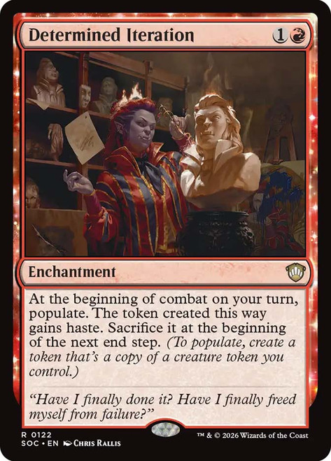 Determined Iteration
Secrets of Strixhaven Commander
Single
Magic: The Gathering