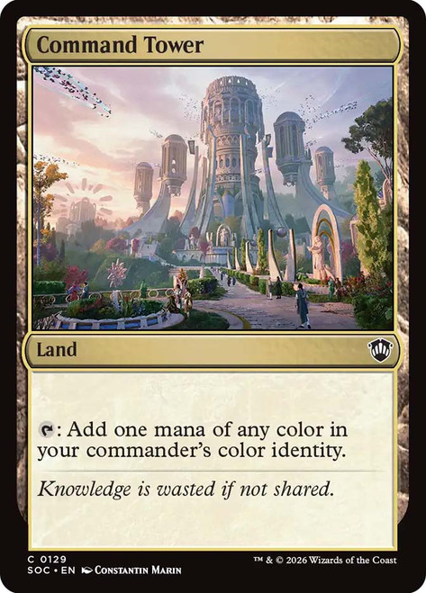 Command Tower
Secrets of Strixhaven Commander
Single
Magic: The Gathering