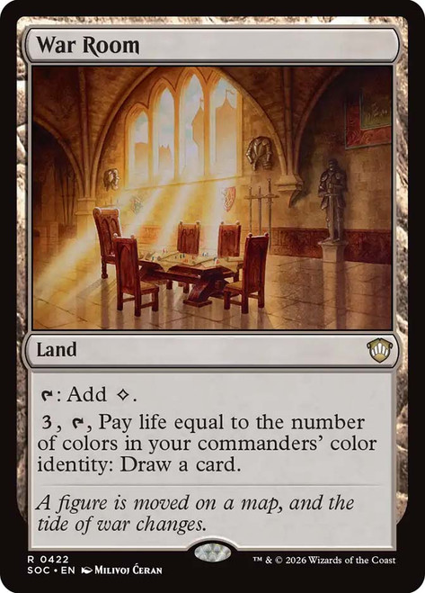 War Room
Secrets of Strixhaven Commander
Single
Magic: The Gathering