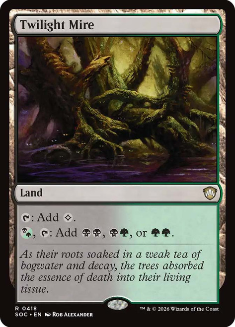 Twilight Mire
Secrets of Strixhaven Commander
Single
Magic: The Gathering