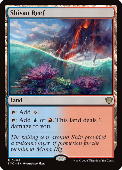 Shivan Reef
Secrets of Strixhaven Commander
Single
Magic: The Gathering