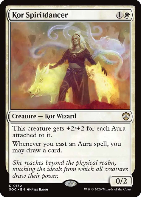 Kor Spiritdancer
Secrets of Strixhaven Commander
Single
Magic: The Gathering