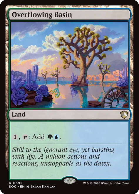 Overflowing Basin
Secrets of Strixhaven Commander
Single
Magic: The Gathering