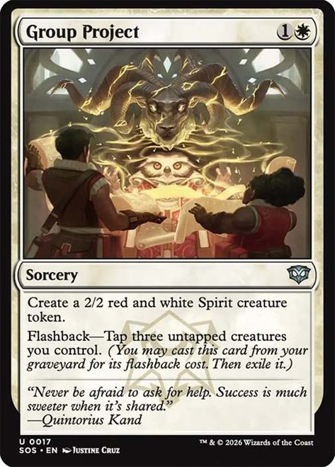 Group Project
Secrets of Strixhaven
Single
Magic: The Gathering