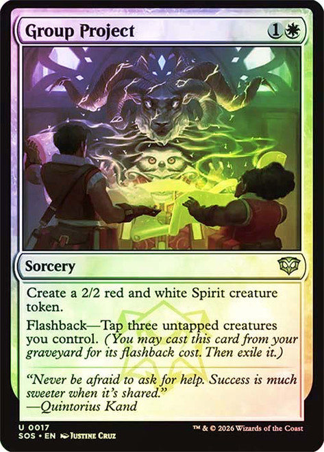 Group Project
Secrets of Strixhaven
Single
Magic: The Gathering