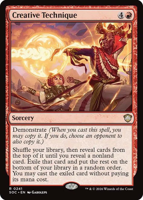 Creative Technique
Secrets of Strixhaven Commander
Single
Magic: The Gathering