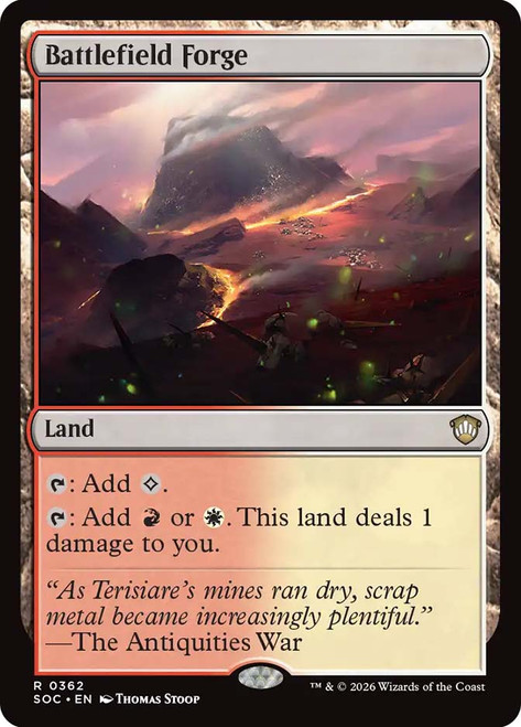 Battlefield Forge
Secrets of Strixhaven Commander
Single
Magic: The Gathering
