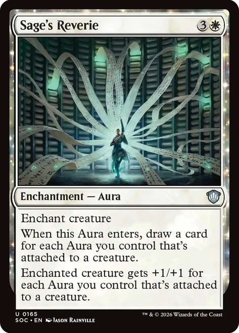 Sage's Reverie
Secrets of Strixhaven Commander
Single
Magic: The Gathering